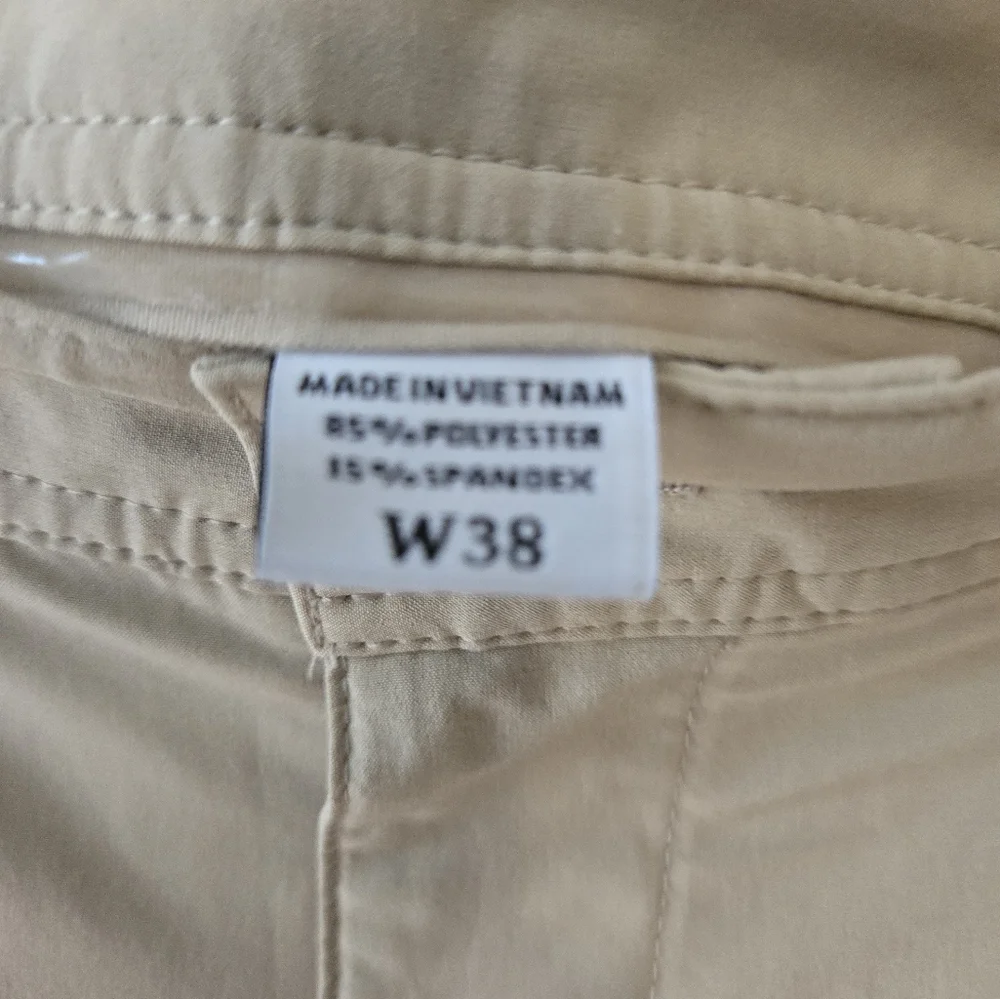 Men's FootJoy Tan Beige Shorts Size 38W - Picture 9 of 14